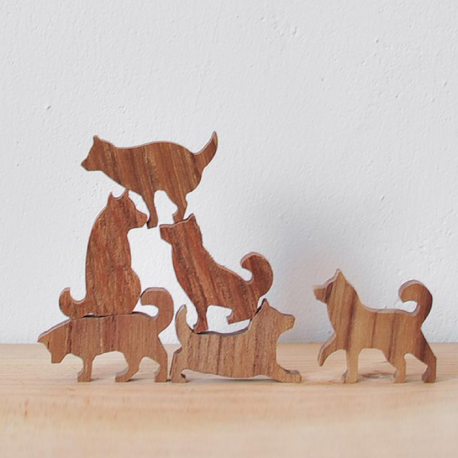 Amazon.co.jp: 【COMMA】Shiba Inu Stack 地味にはまる！大人のつみき